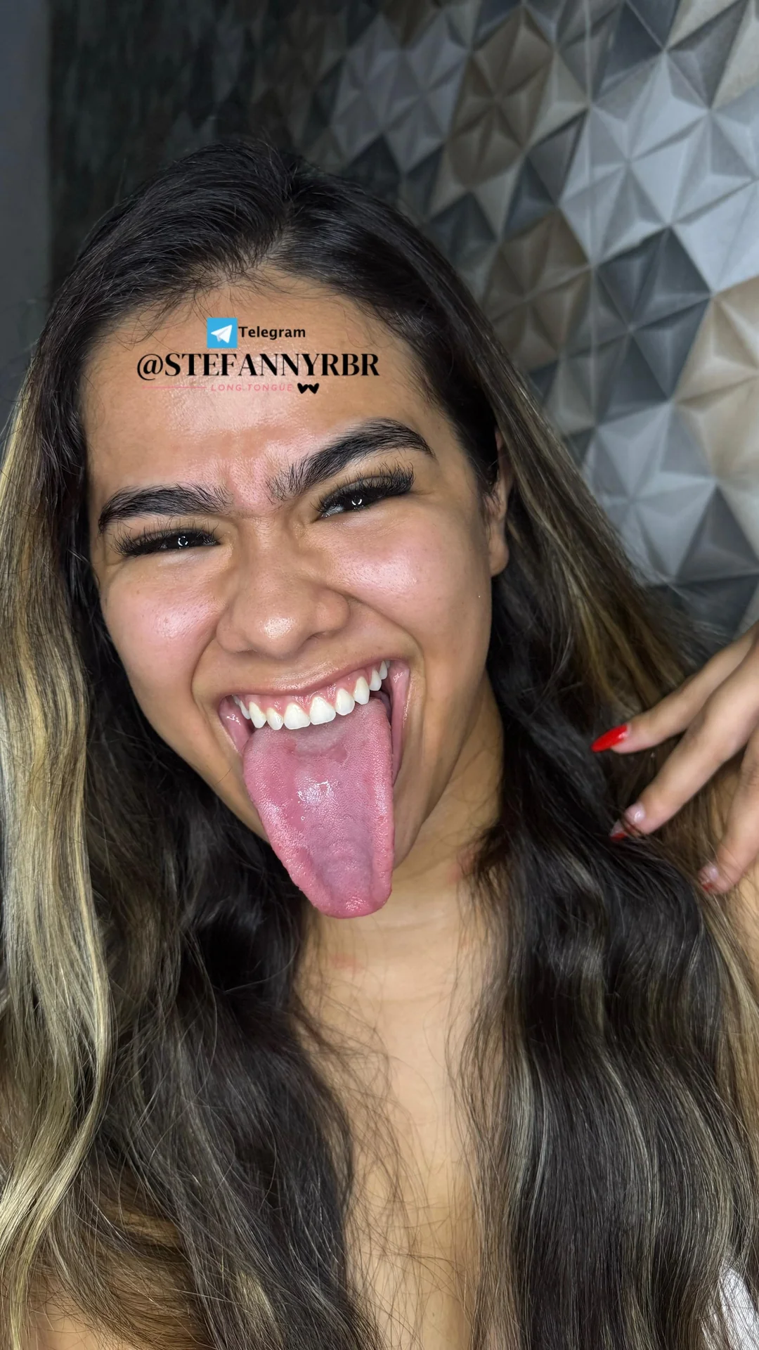 Stefanny Ribeiro A Digital Influencer Rabuda Do Long Tongue - foto 106