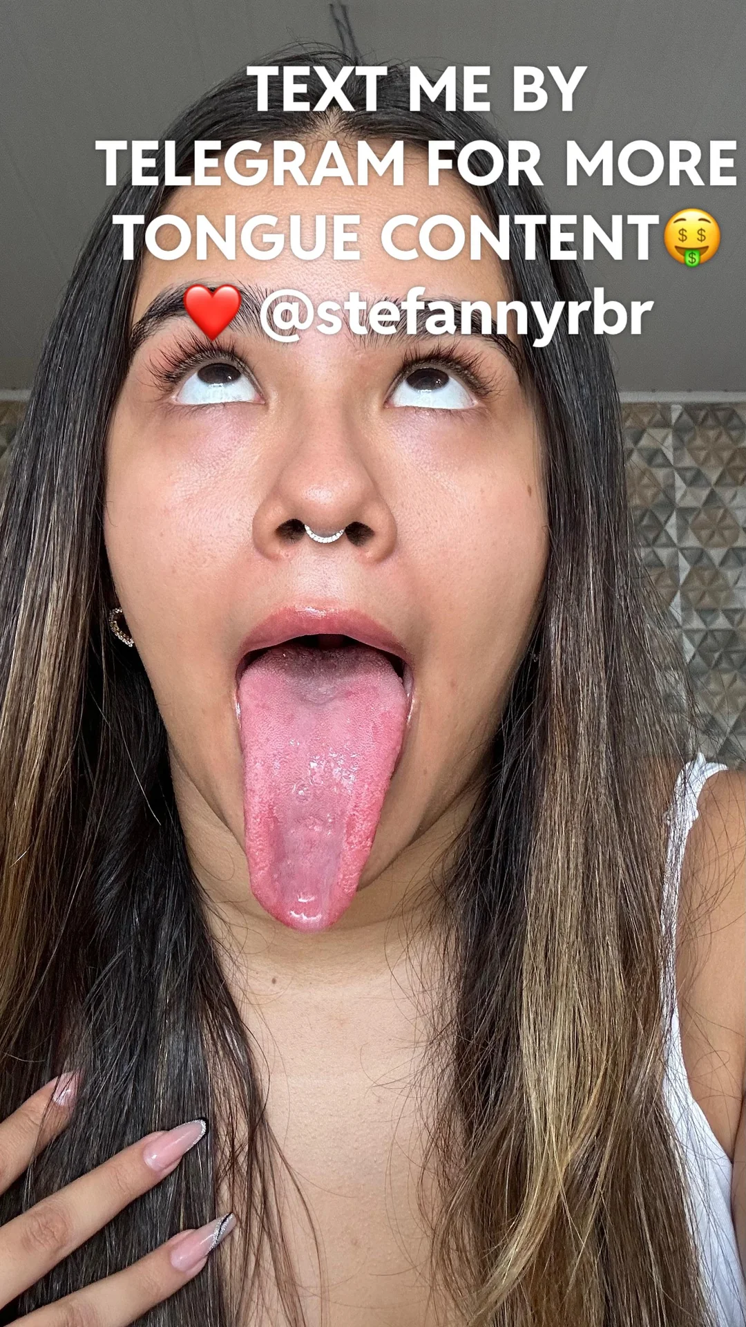 Stefanny Ribeiro A Digital Influencer Rabuda Do Long Tongue - foto 132