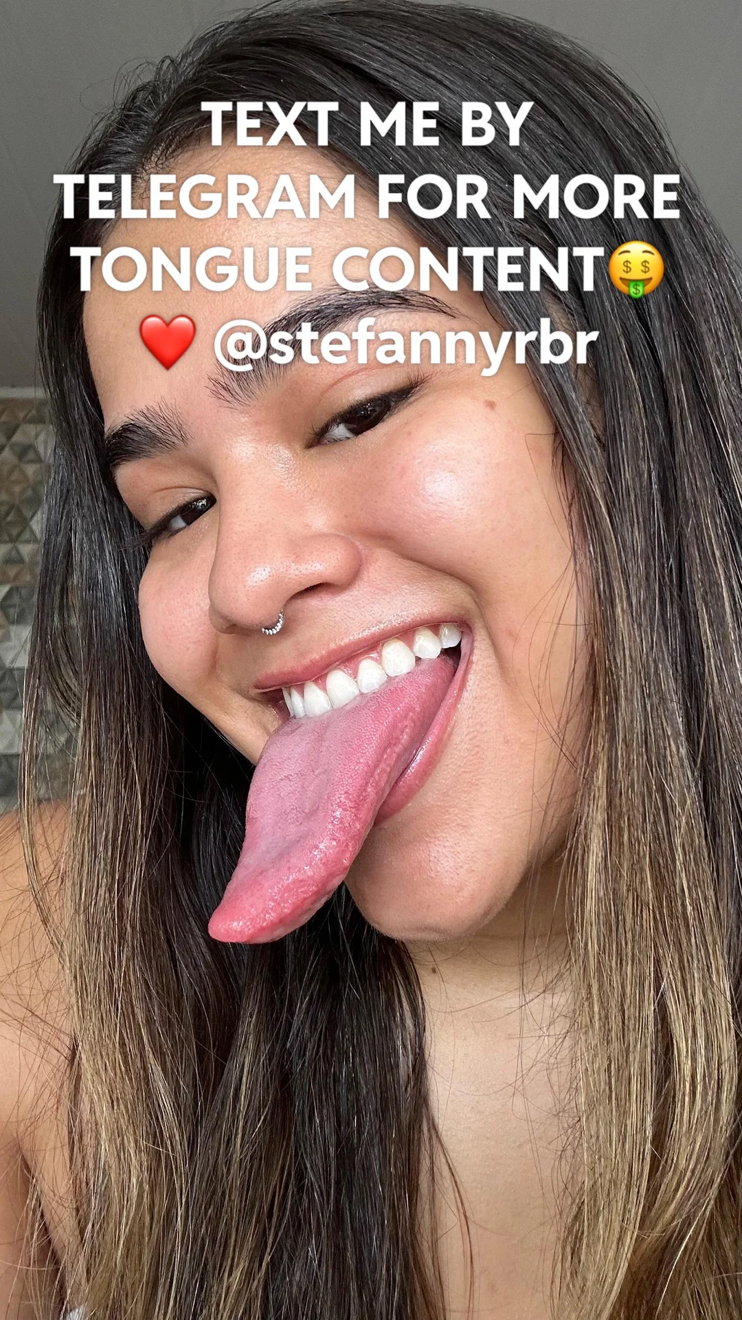 Stefanny Ribeiro A Digital Influencer Rabuda Do Long Tongue - foto 134